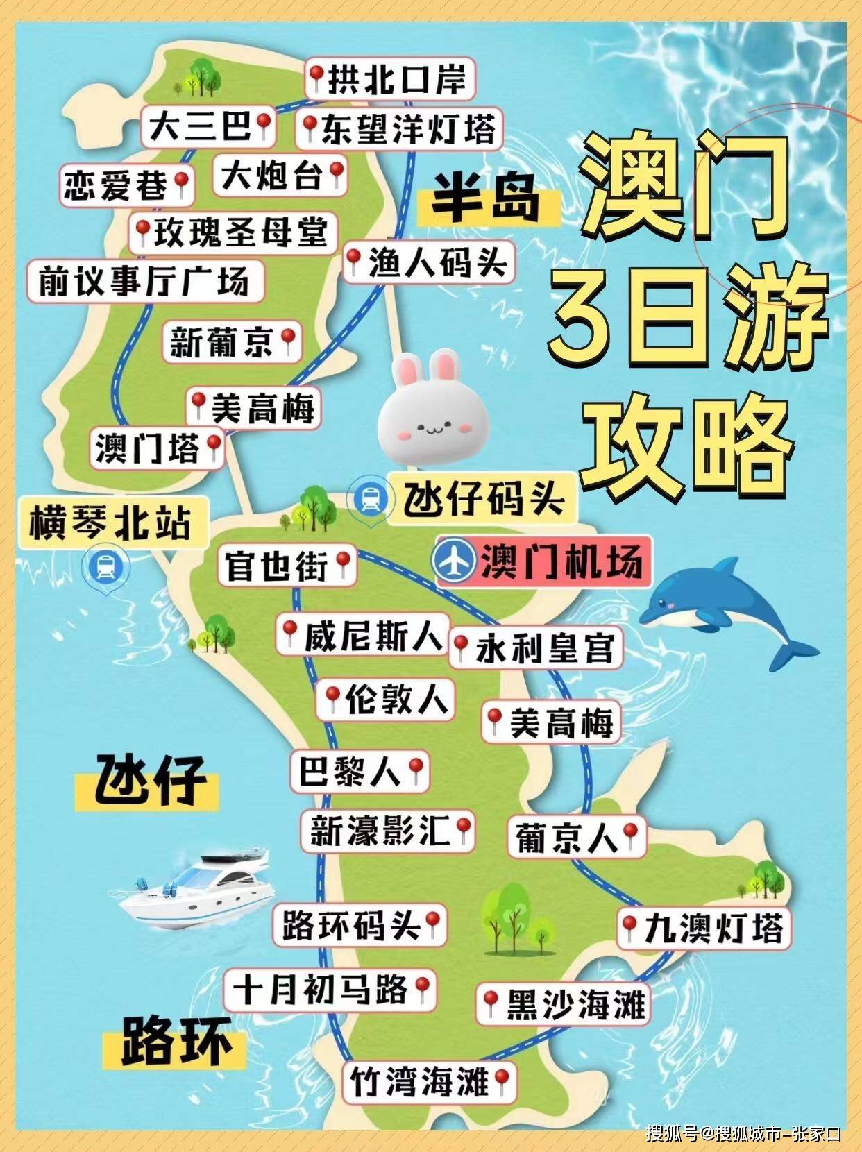 澳門游攻略自由行三日游，澳門三日自由行攻略，深度游澳門